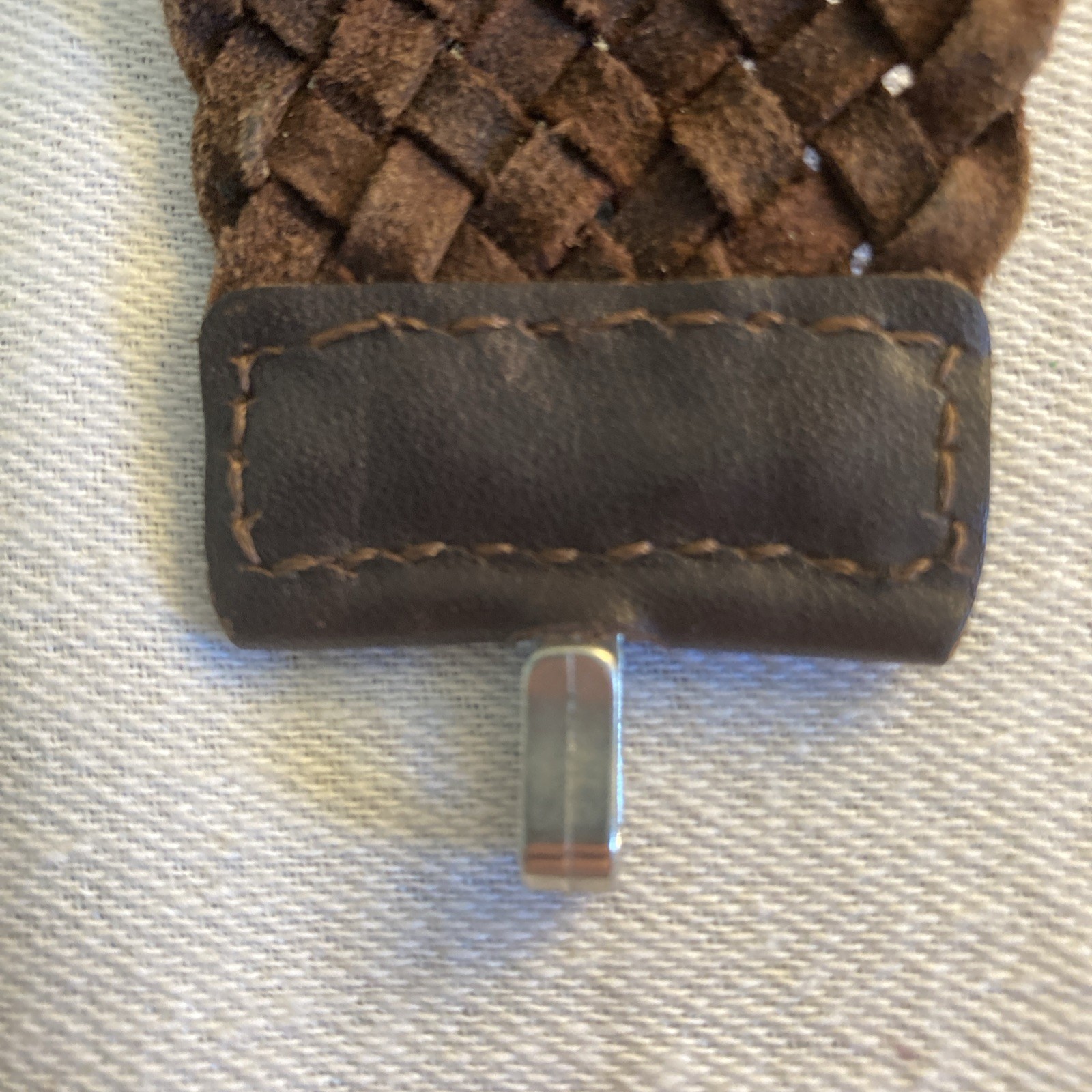 Vintage Banana Republic Fashion Bracelet Braided Leather. Item #61.