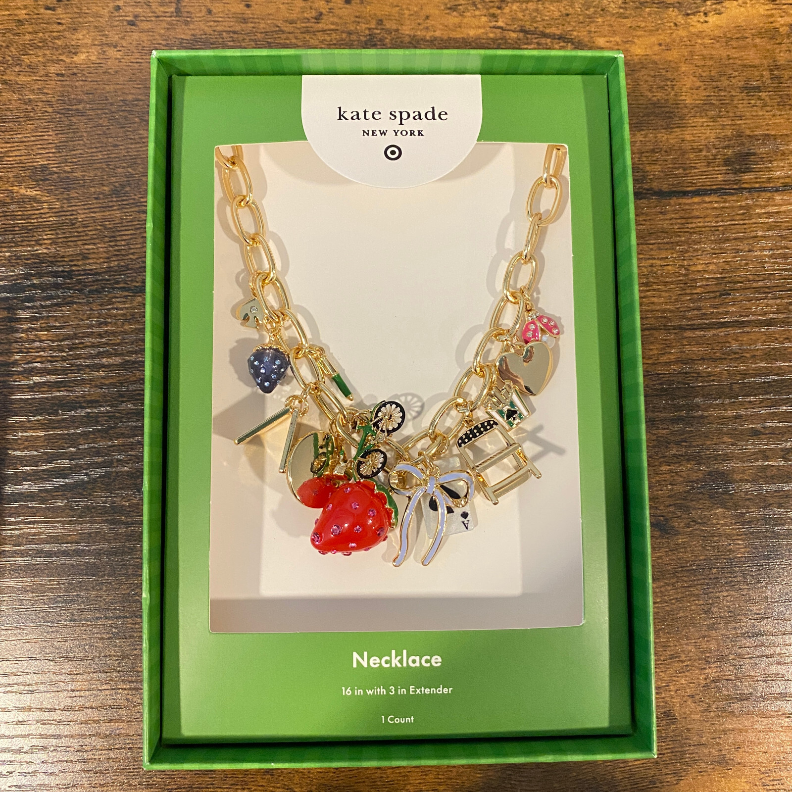Kate Spade New York x Target Necklace Chunky Charm Statement
