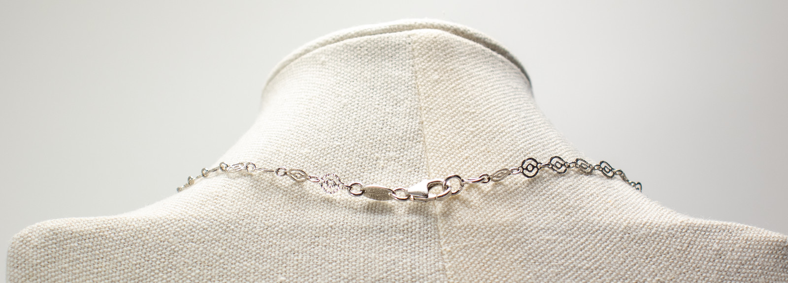 Silver necklace unisex 925 supple durable modern elegant gift