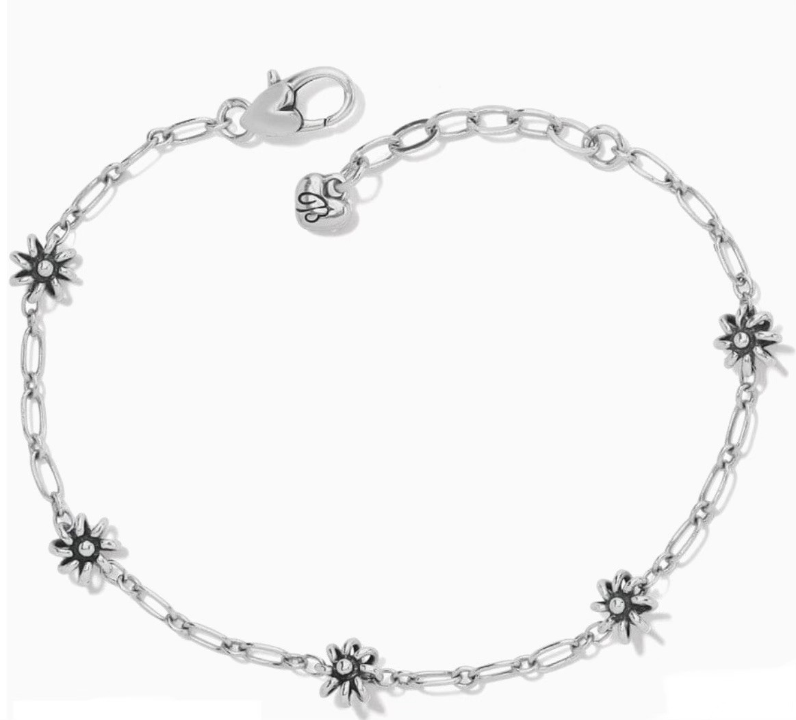 NEW Brighton Daisy Chain Anklet-NWT & Fabric Gift Pouch