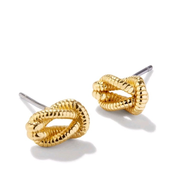 Kendra Scott Annie Stud Earrings Gold NWT
