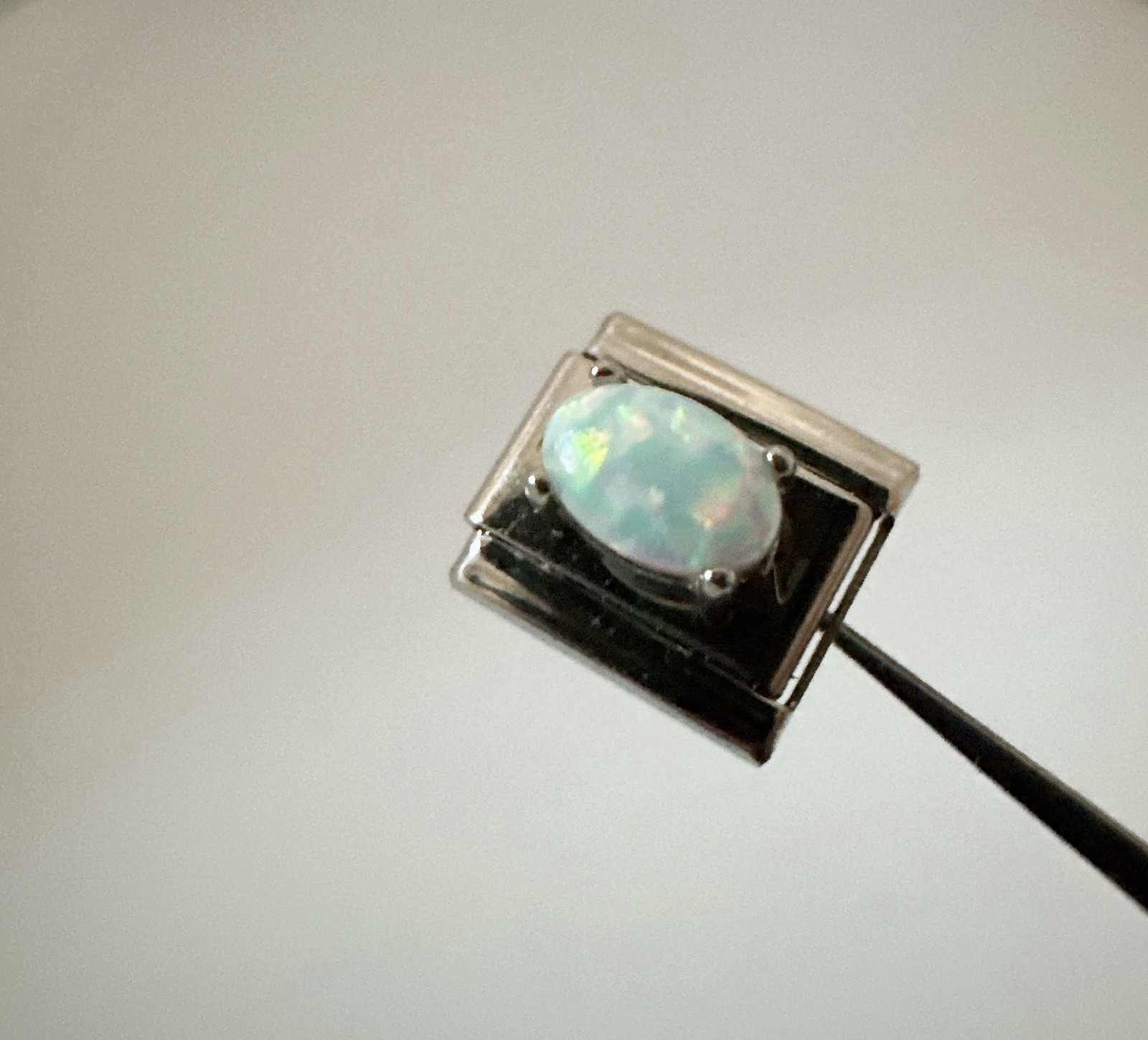 Nomination Bracelet Composable Link Charm Oval Opal Stone Custom-made