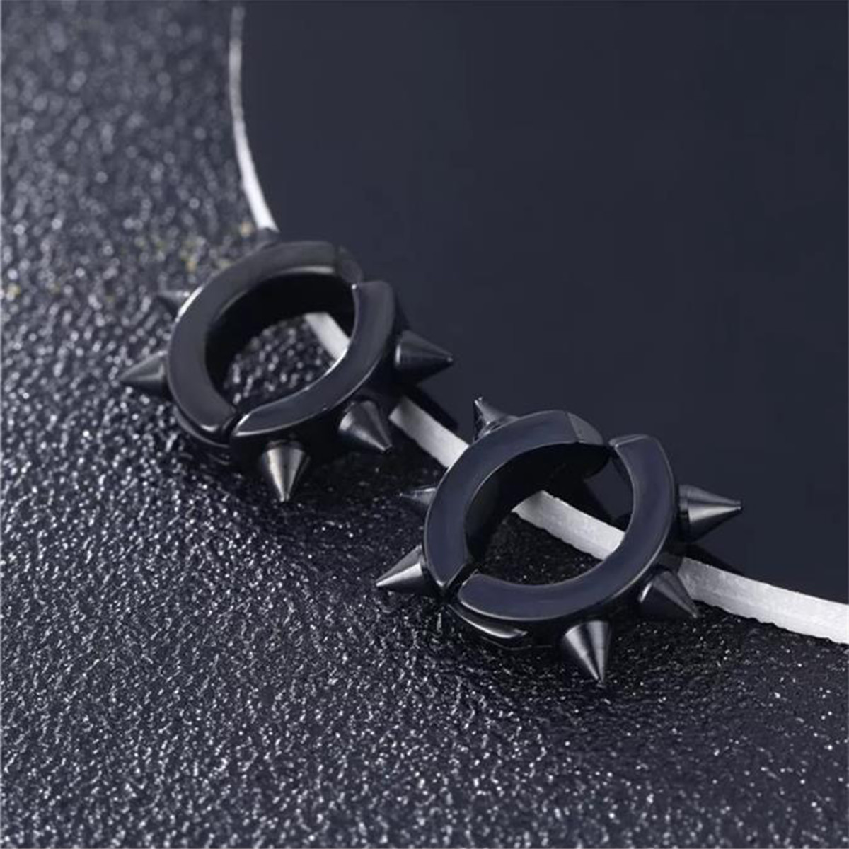Stainless Steel Stud Earrings Magnetic Ear Plugs Non-Piercing Clip On Men Women