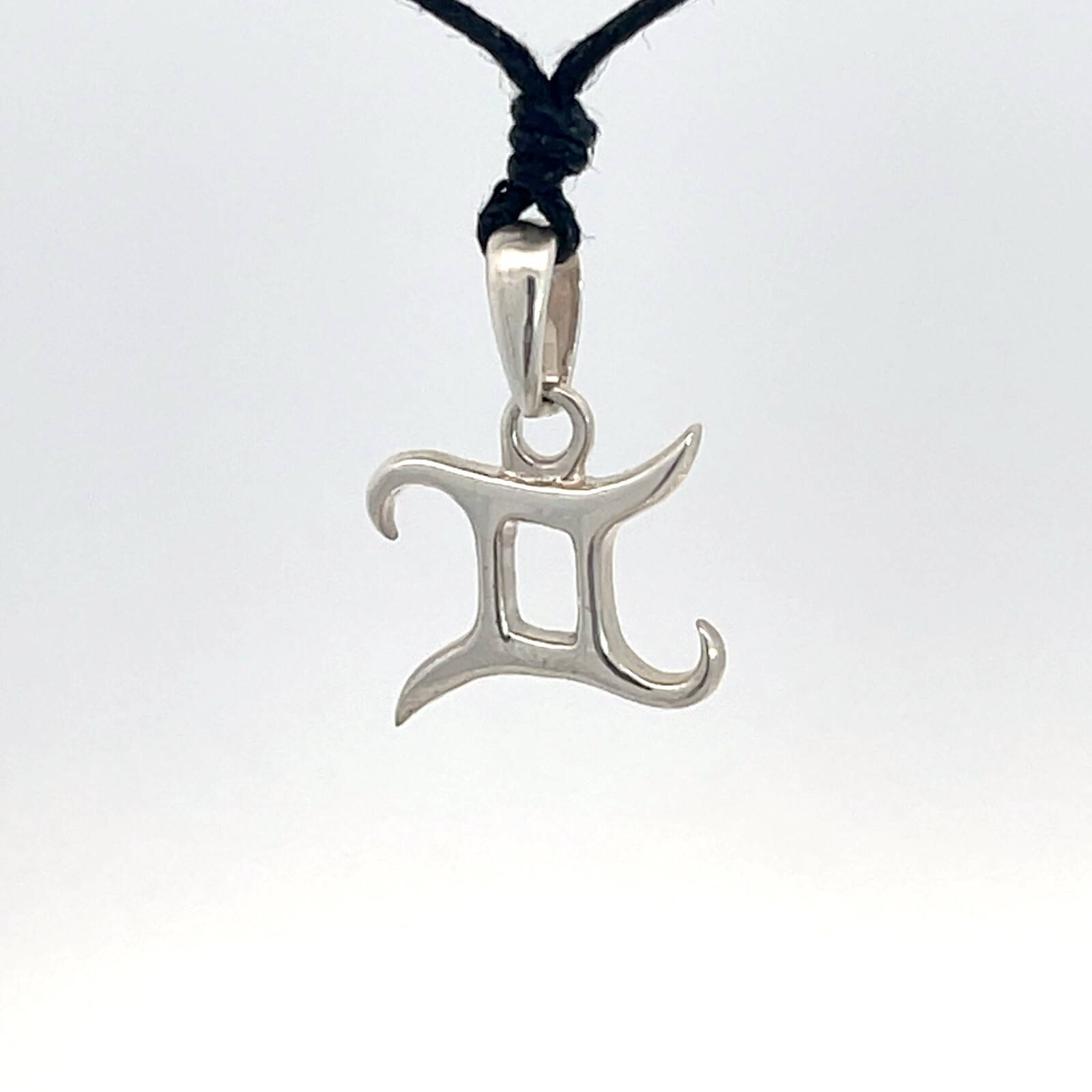 Gemini 92.5 Sterling Silver Charm Necklace Pendant Jewelry