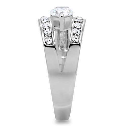 Round Cut Open Eternity Band