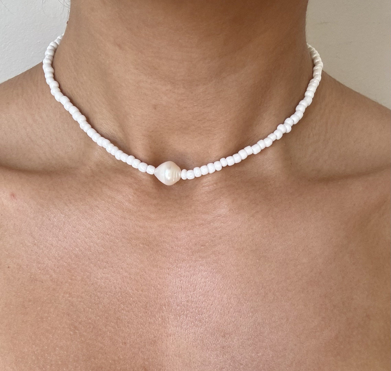 Stunning summer holiday vibe beaded necklace