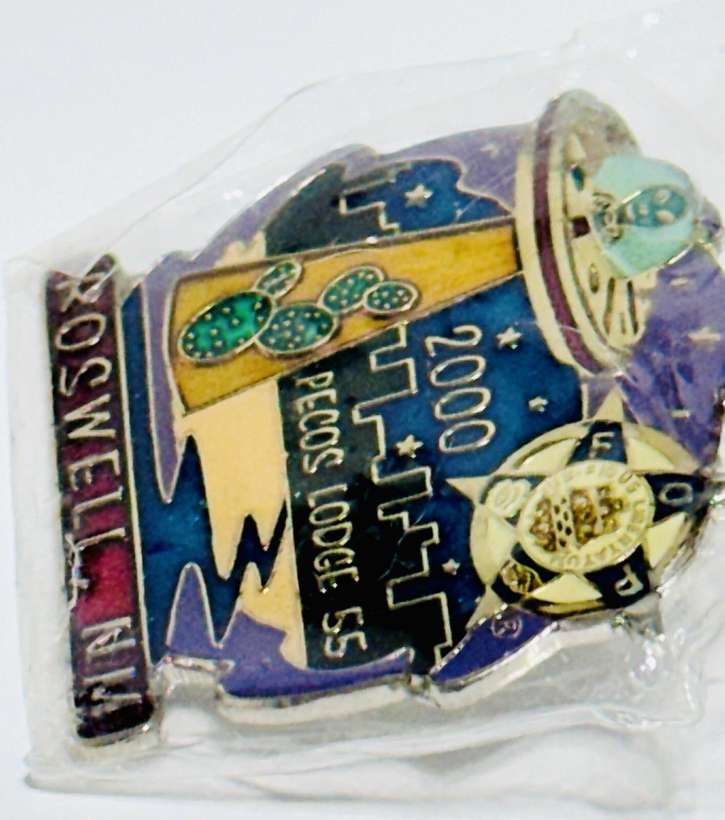 Roswell New Mexico Pin 1.25in.