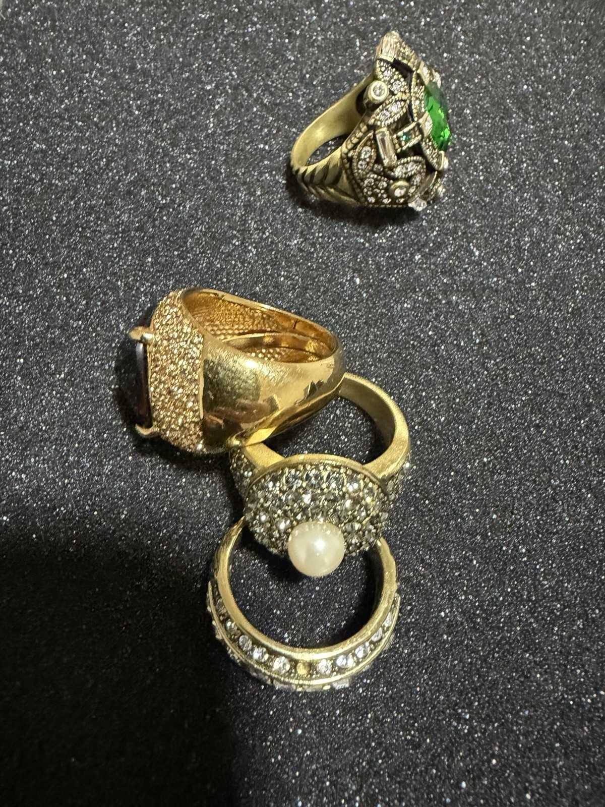 (6) Kenneth Jay Lane & Heidi Daus Rings