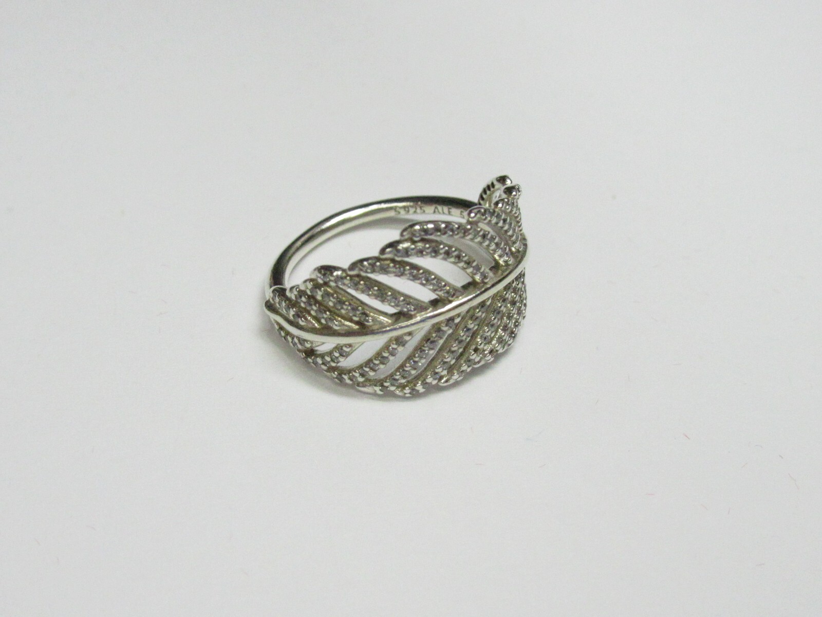 PANDORA Sterling silver 925 ring, cubic zirconia, 3,25 gr, size 5,75.
