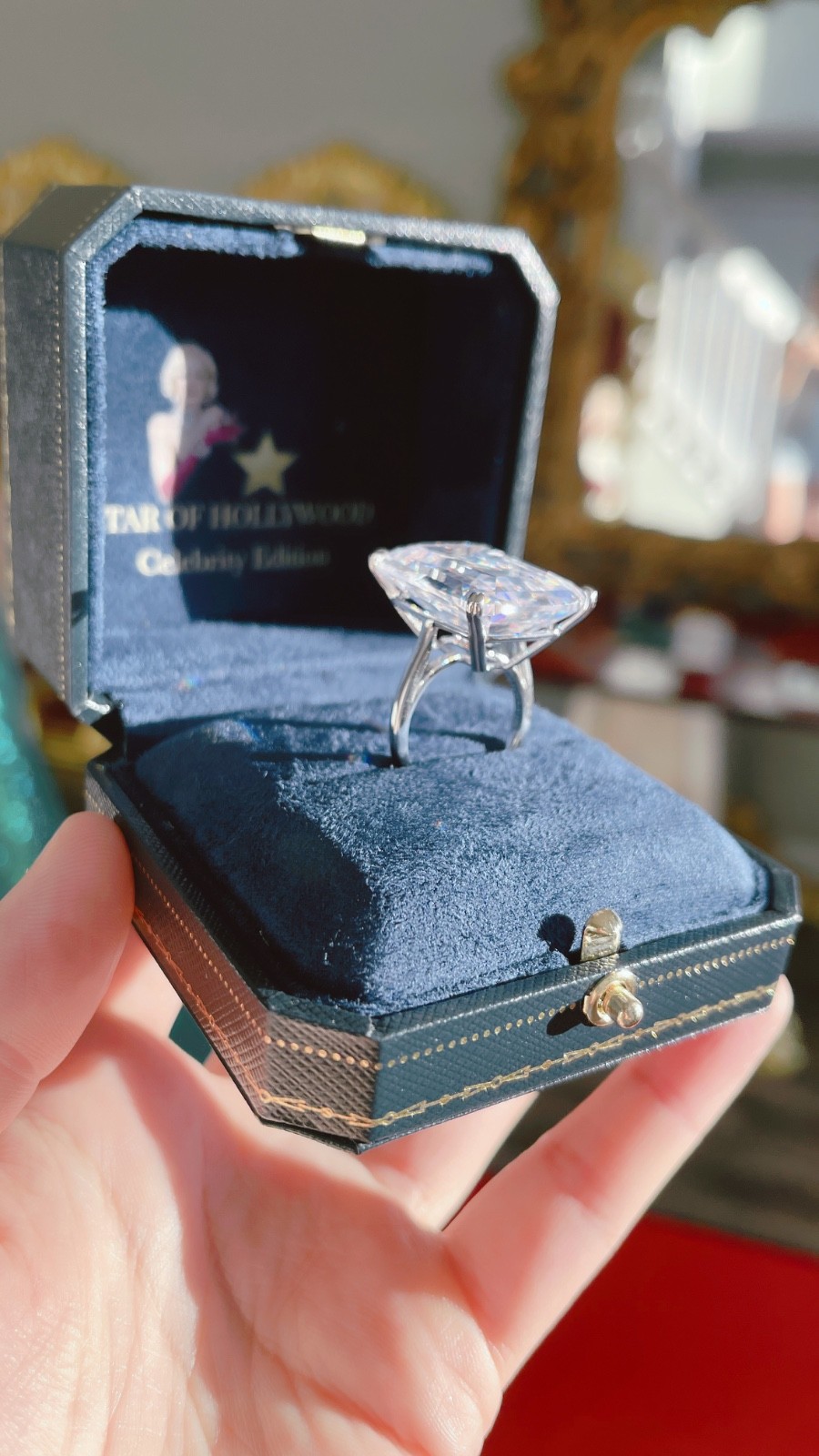 Star of Hollywood, Paris Fashion Week, Imperial Grace 65ct Austrian Crystal Ring