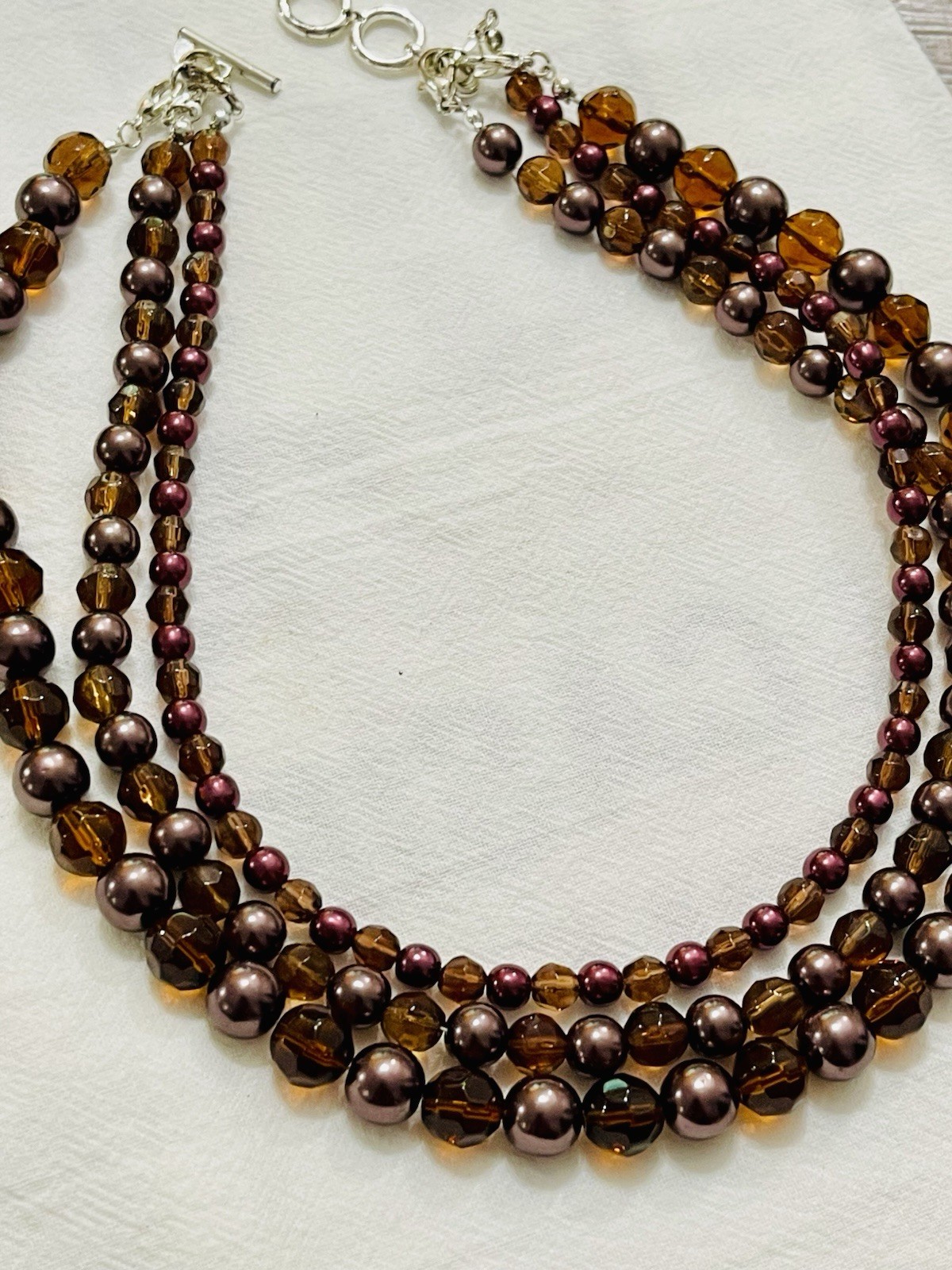 Premier Designs Mahogany Necklace with Detachable Strands