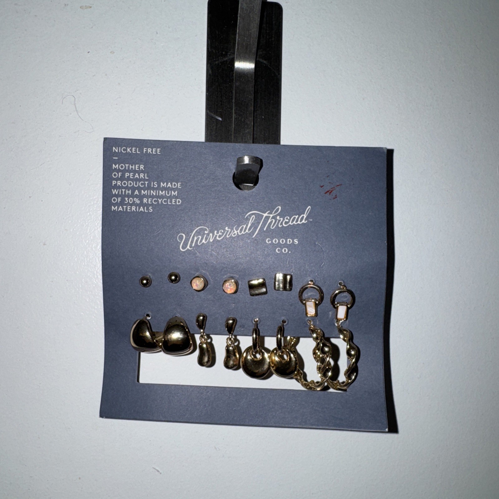 Target Universal Thread /A New Day Chunky Hoop Earring Lot Nickel Free New