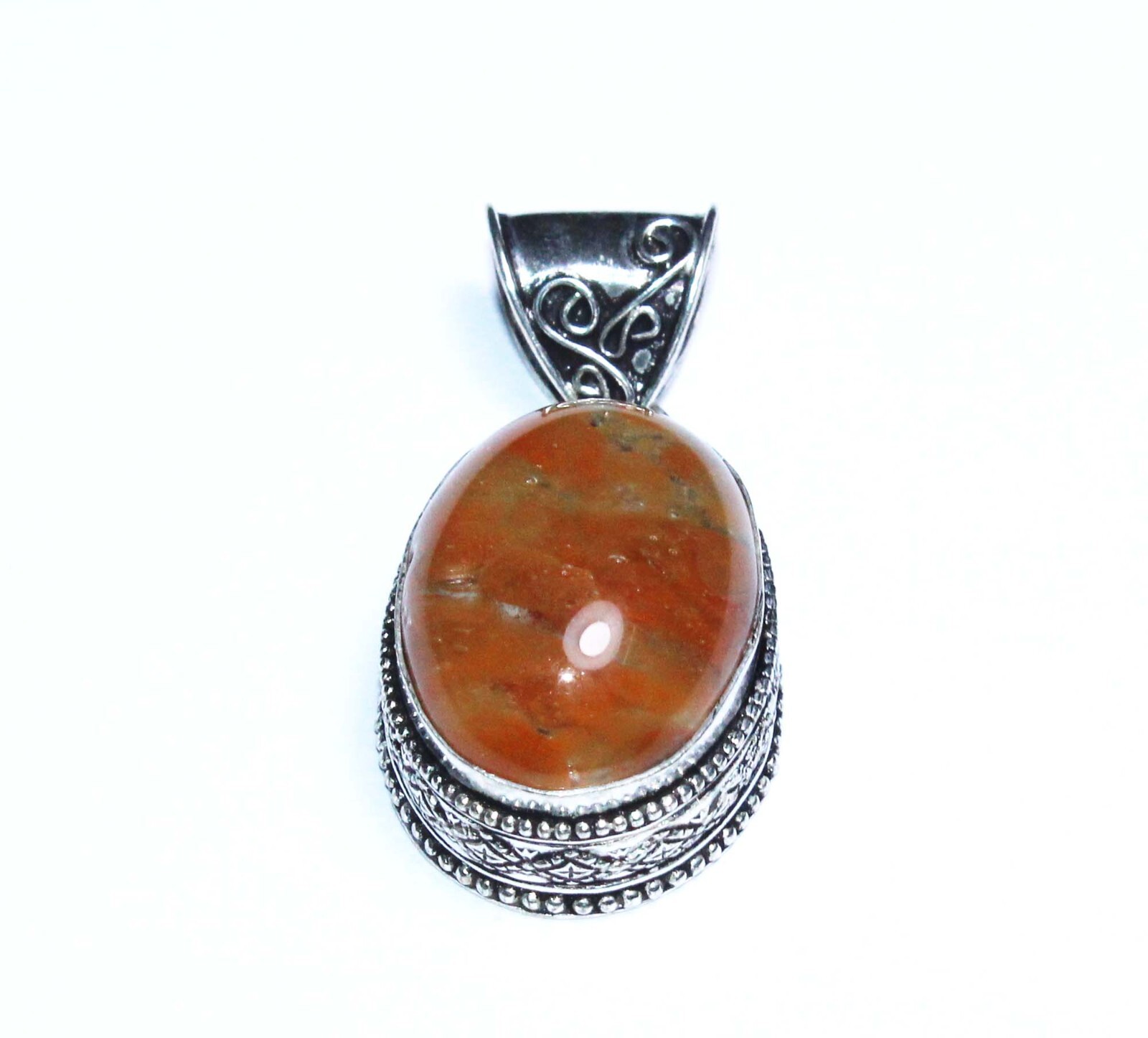 Top Garden Quartz Oval Shape Handmade Gemstone Pendant Jewellery Size 2 Inches