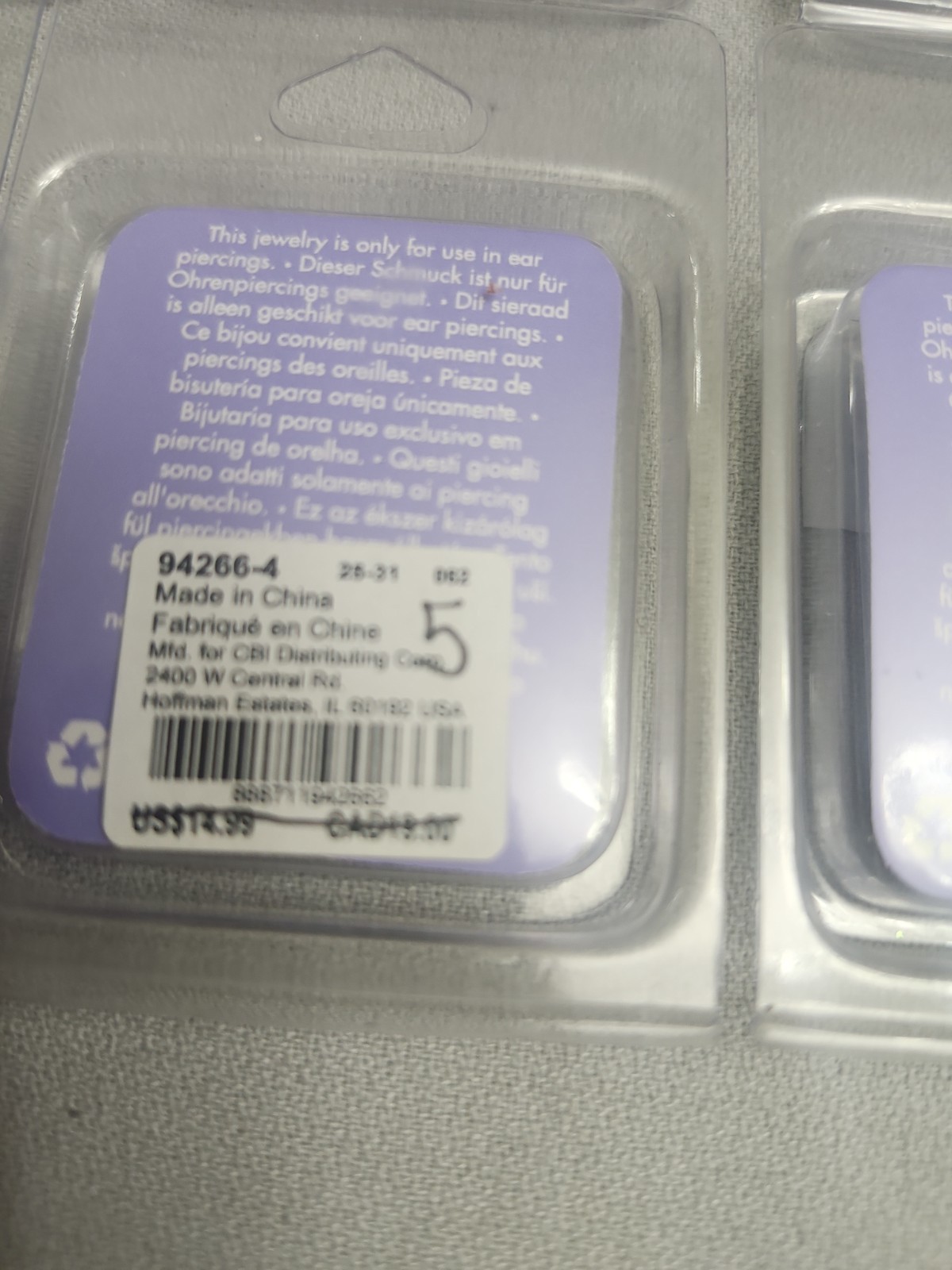Claires Pierced Earrings. Lot Of 11