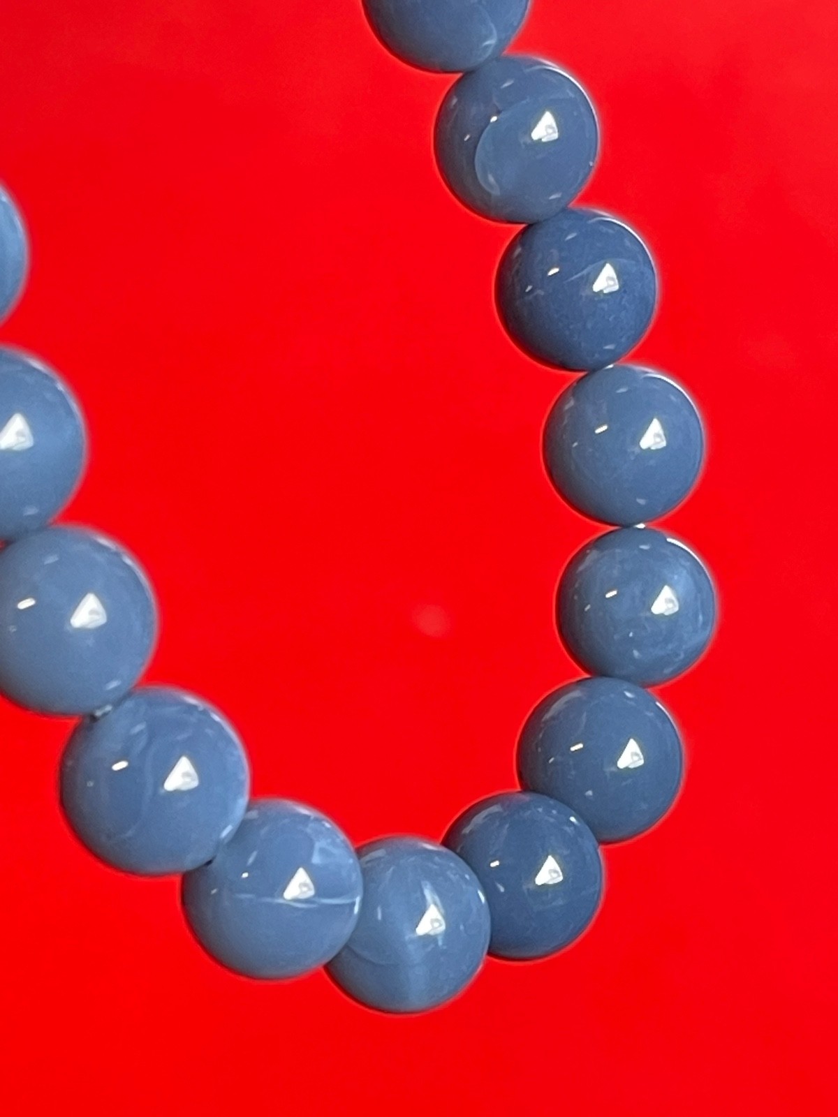 Owyhee Blue Opal Rare Natural Bead Crystal Gemstone 9mm