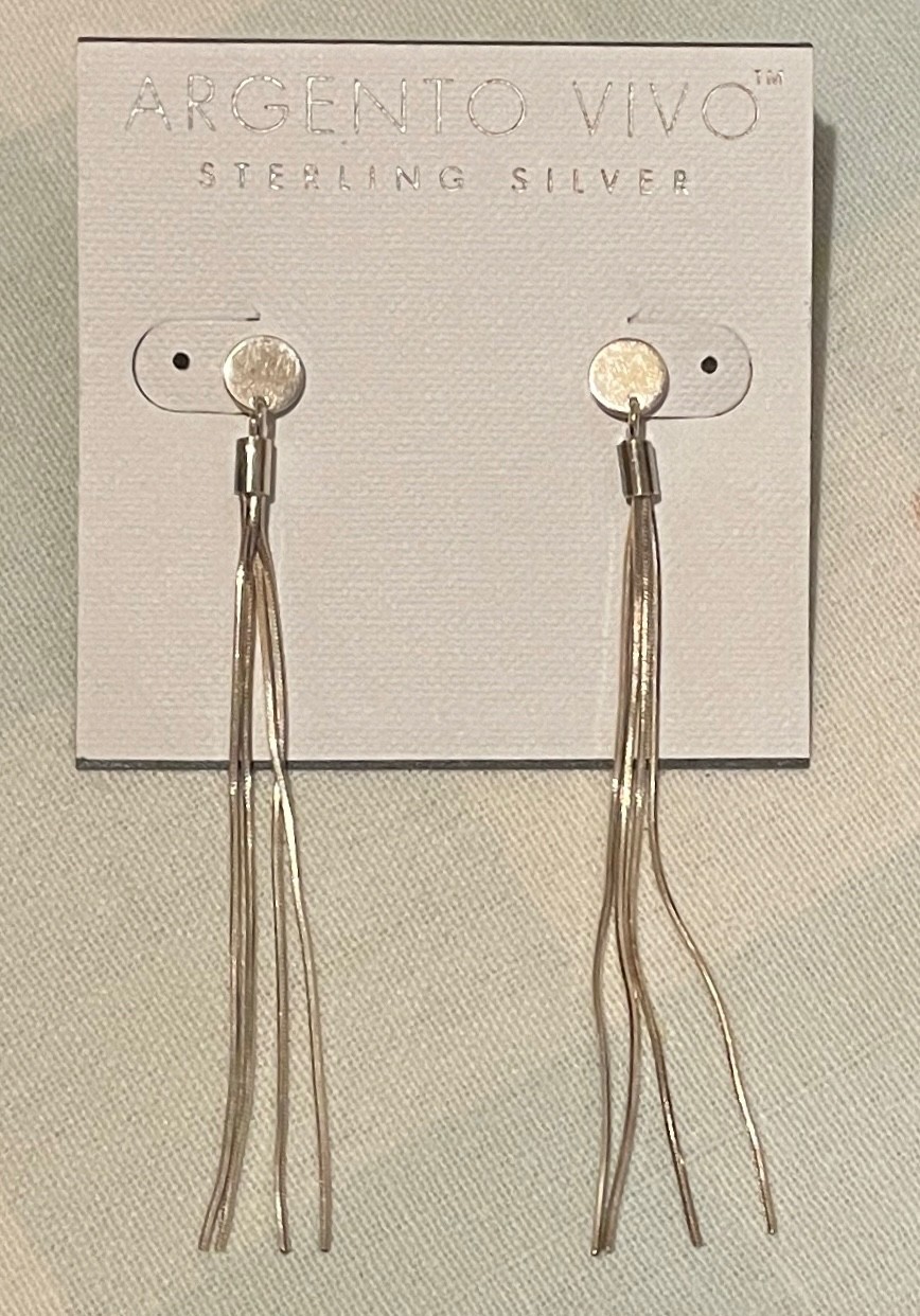 Dyadema Tassel earrings sterling silver 925 Made in Italy