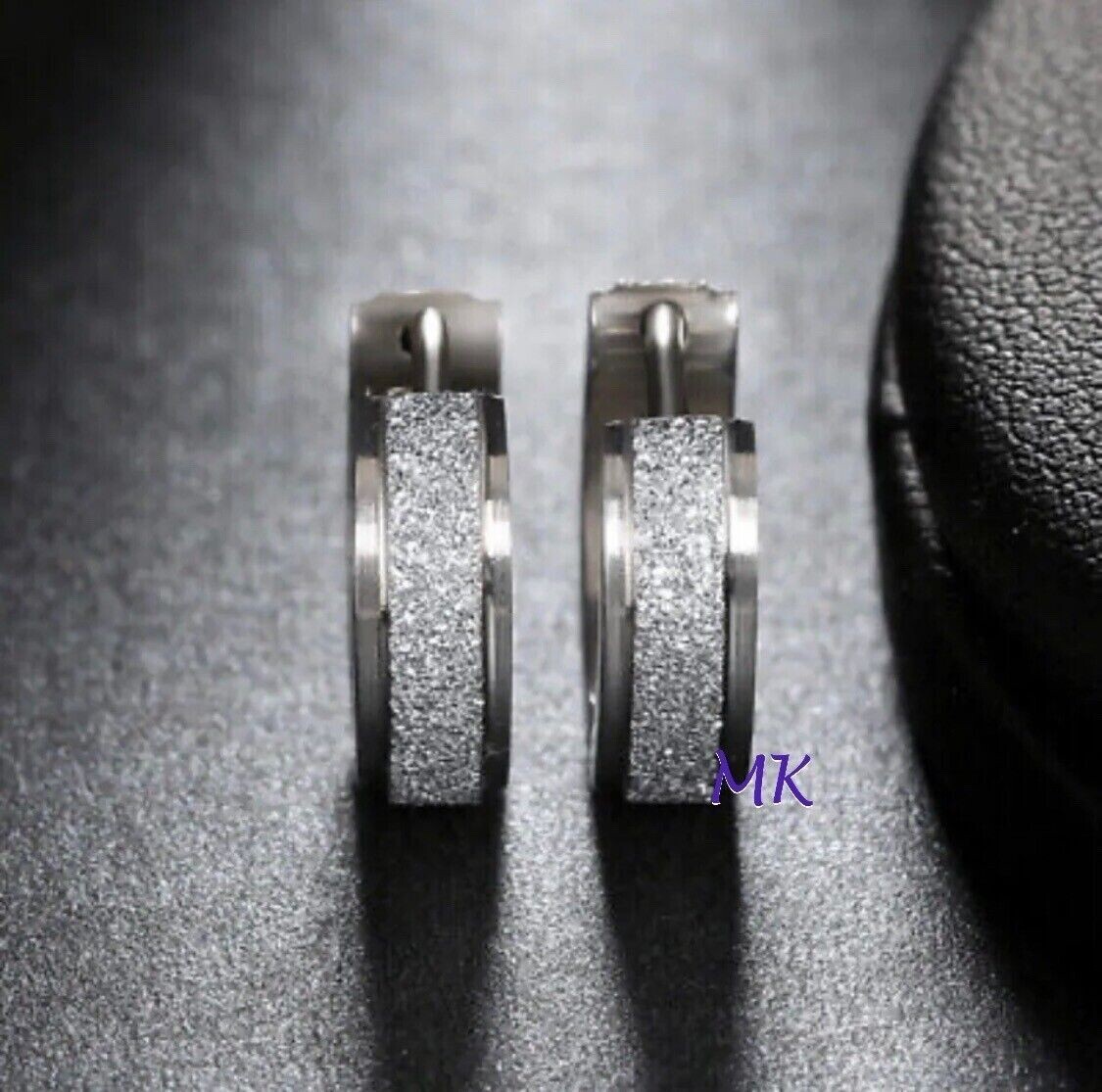 Huggie Hoop Earrings Gold Silver Stainless Steel Men Women – Pair
