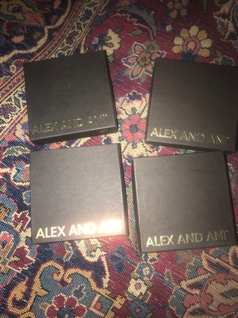 5 Alex and Ani Bangles New W/Tags and 4 boxes unworn barcodes intact