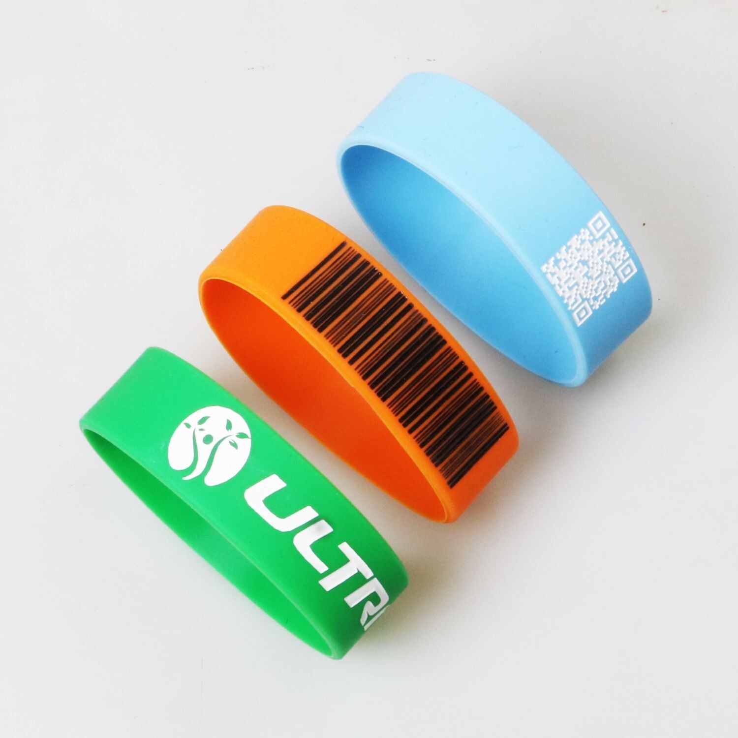 Personalized Custom Silicone Rubber Wristband Bracelets Any Logo Message Text