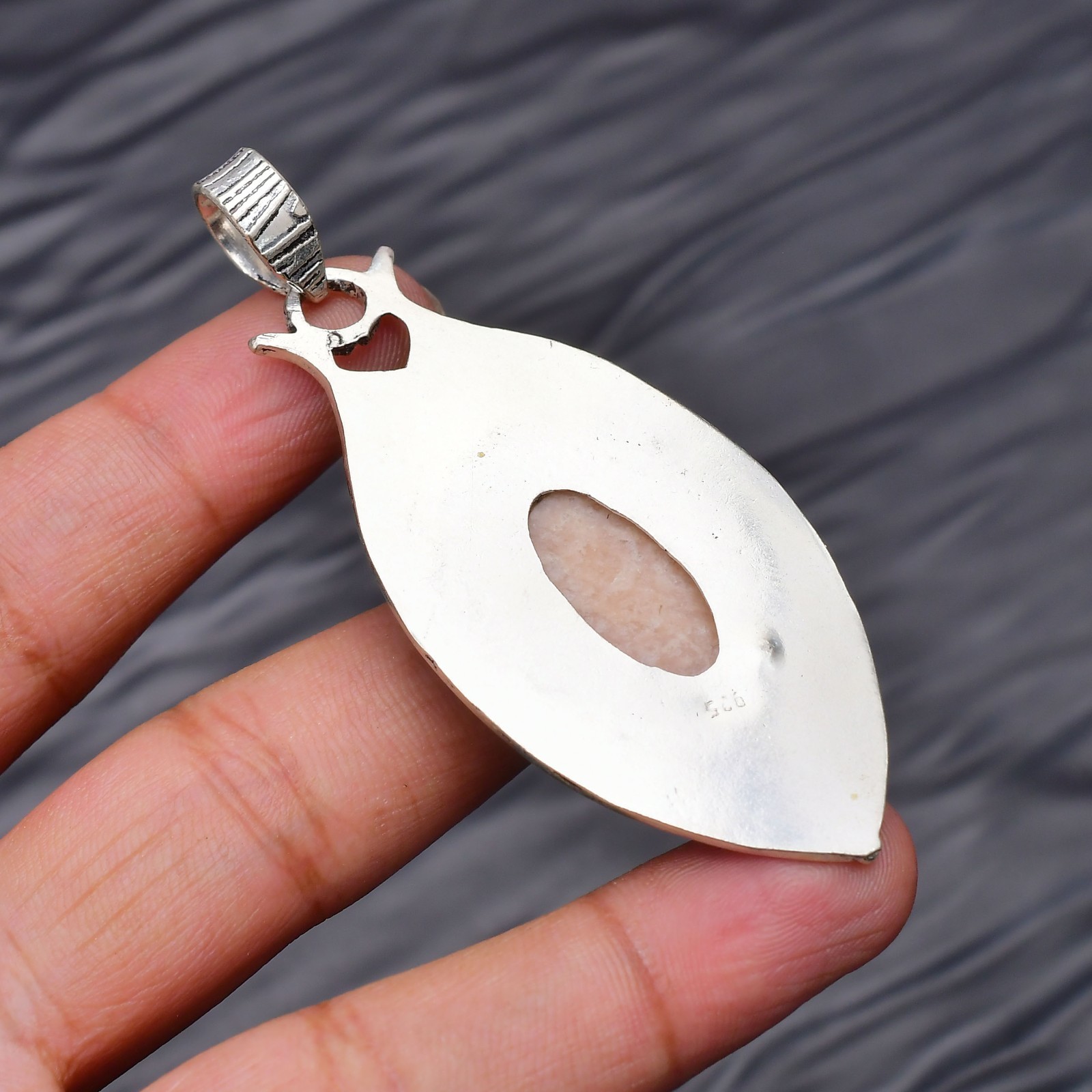 Orange Aventurine Gemstone 925 Sterling Silver Jewelry Pendant 2.75″