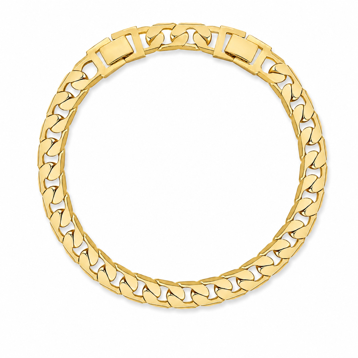 Uxvwez 18K Gold Plated Cuban Link Anklet for Women Gold Silver