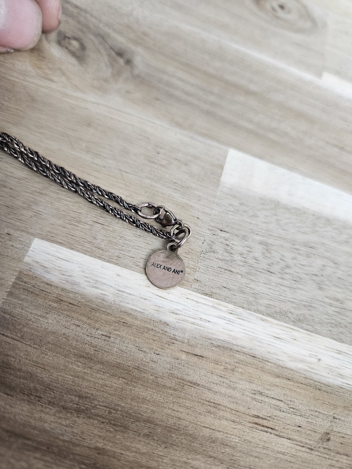 Alex and Ani Infused Energy 27 Inch Adjustable Necklace Elephant Pendant