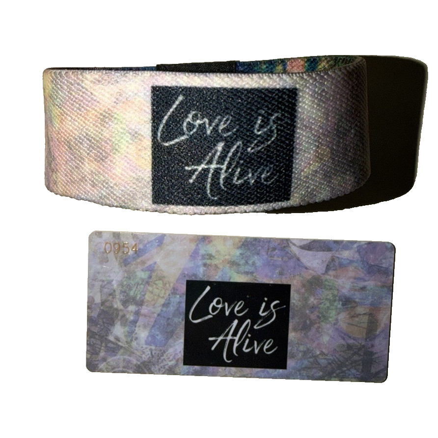 ZOX Love is Alive & See The Light Inspirational Multicolor Fabric Wrap Bracelet
