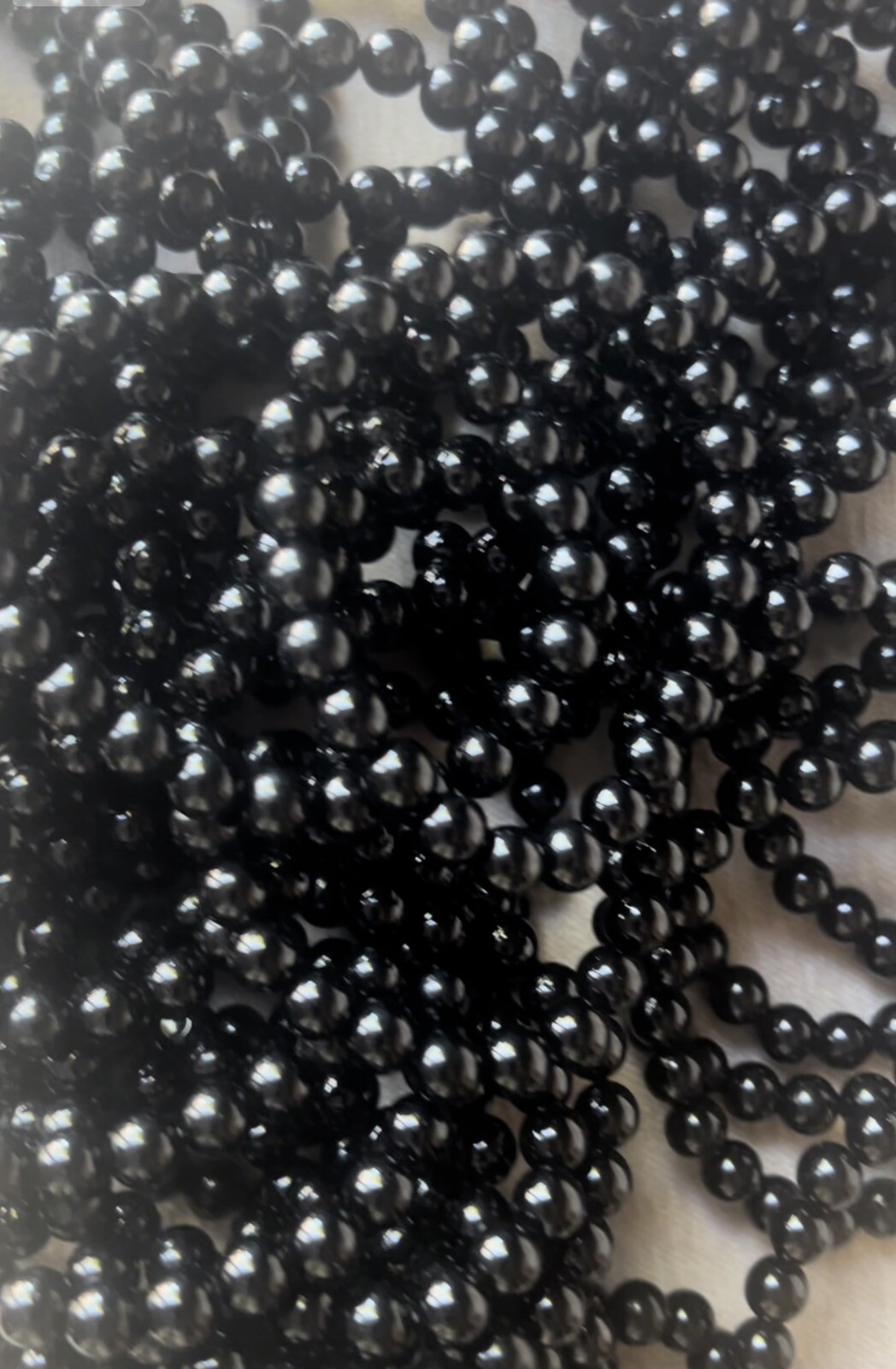 The Buyer Gets 3 new Black Obsidian Stone 8 mm stretch bracelets-USA Vendor