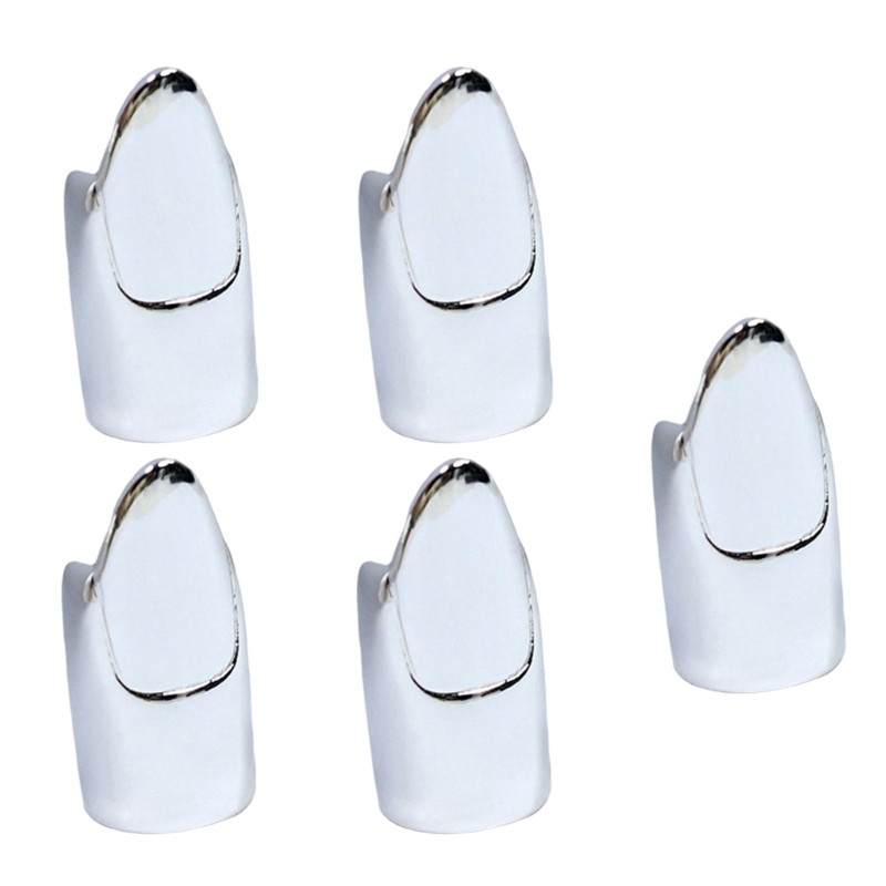5 Pack Multifuntional Nail Rings Easy to Wear Manicure Jewelry Finger Tip Rings