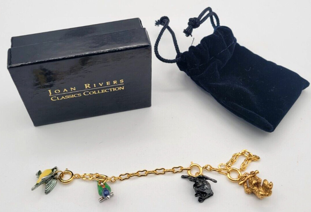 JOAN RIVERS CLASSIC COLLECTION ENAMEL EGG CHARMS W/ EXTENDERS NOAH’S ARK MONKEY