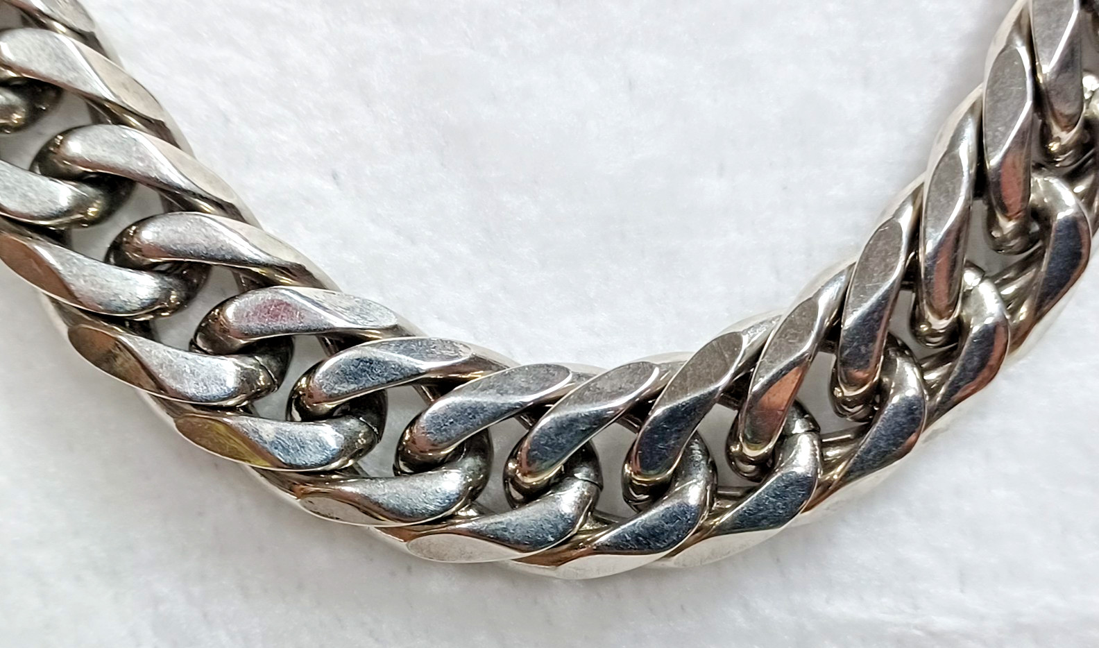 Heavy Mens Stainless Steel Cuban Curb Link Chain Necklace Silver 16mm 20″