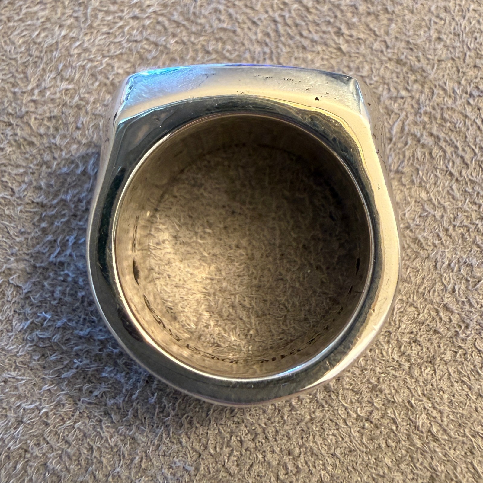 Chrome Hearts Big Pj Angel Silver Ring Size 9.75 *Pre Owned* RARE