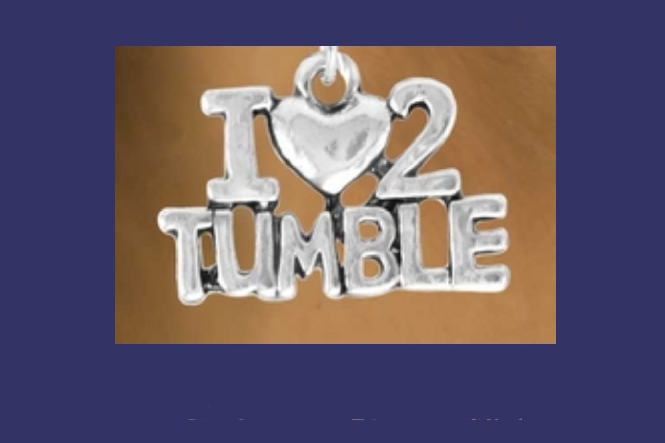 LOVE TO TUMBLE Gymnastic Sports Olympics Team Girl Dance Kid Vault Mom Jewelry