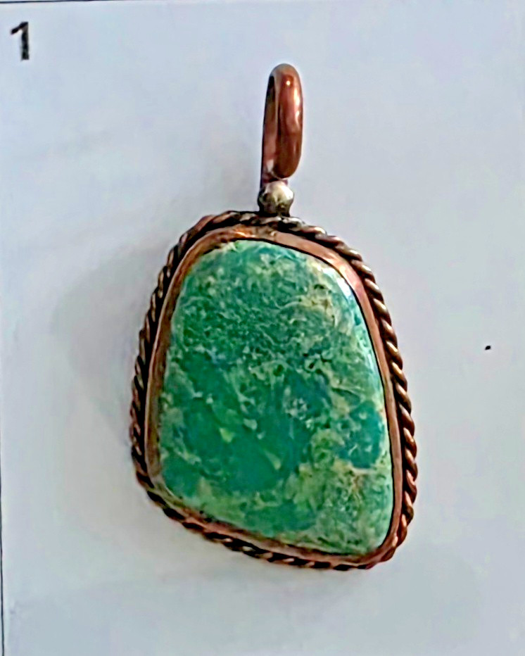Handmade Crystal Gemstone Pendants – Copper Metal – Multiple Variations