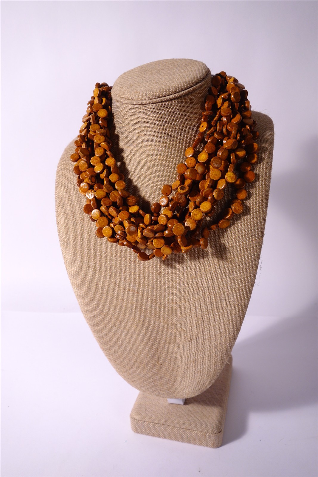 Honey Bunch Beaded Statement Necklace