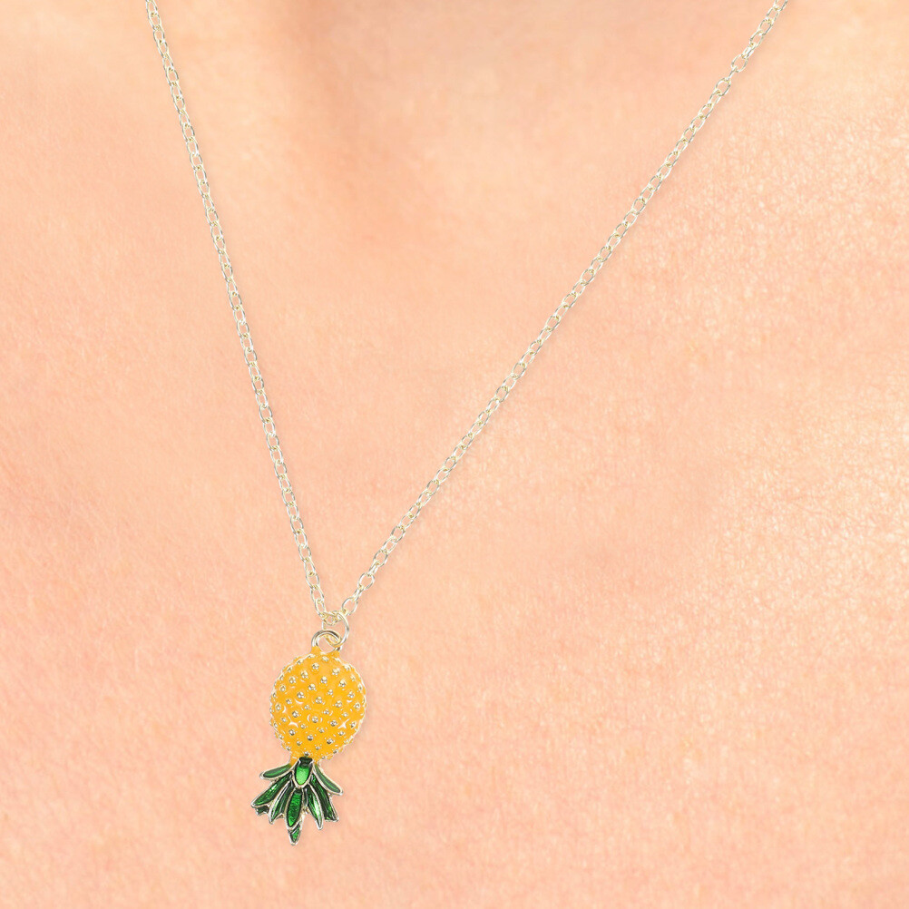 Pineapple Earrings for Women Upside down Jewelry Necklace Collection Travel