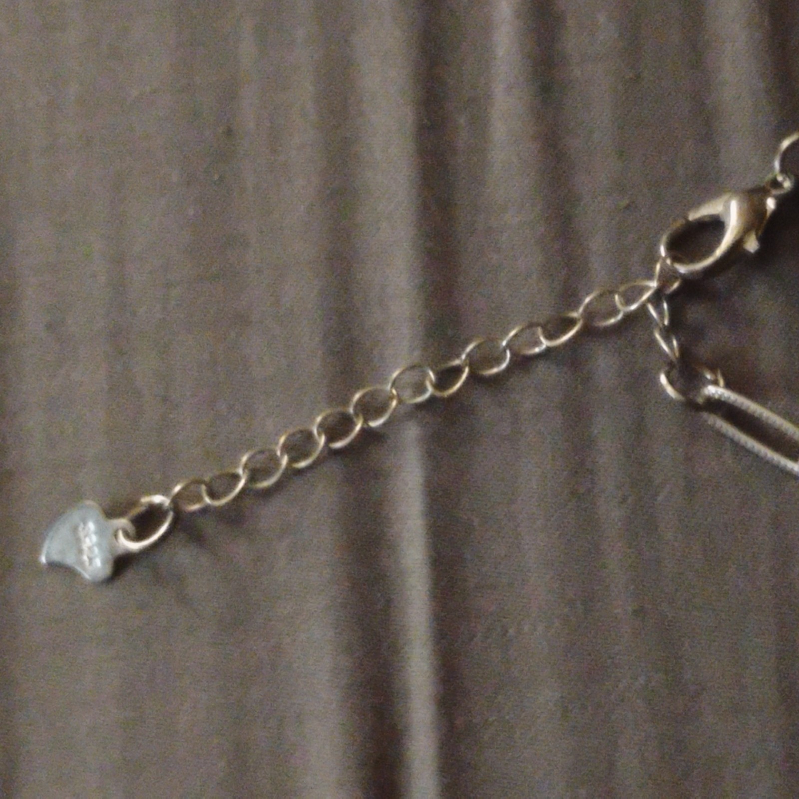 Real Solid Silver Paperclip Rolo Paper Clip Bracelet 4mm 6-8″ adjustable
