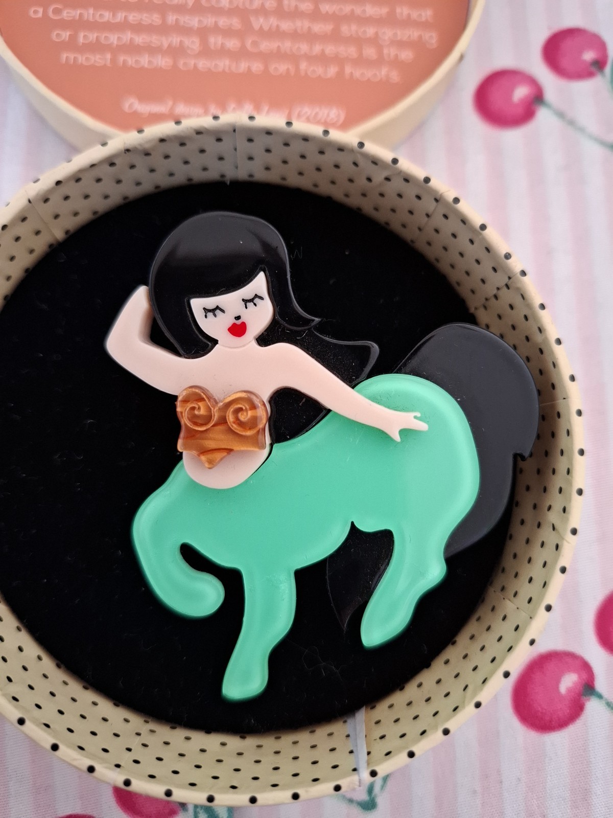 Erstwilder Sarah the Centauress Brooch 2018 Myths & Legends collection – RARE