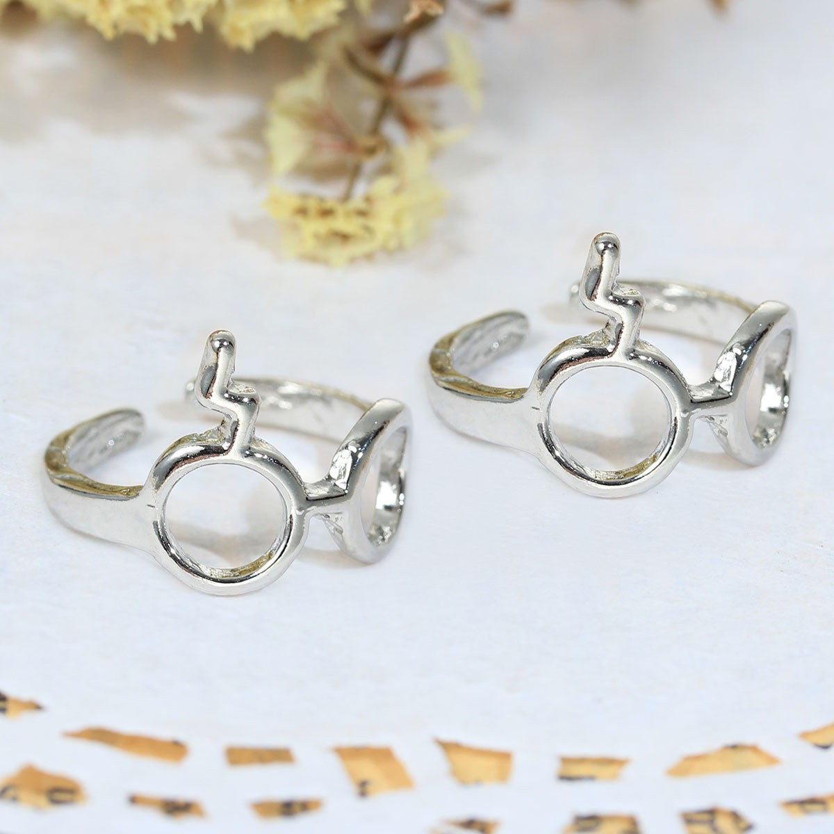 Adjustable Ring Eyeglasses ( 5/8″)(US size 5.75)
