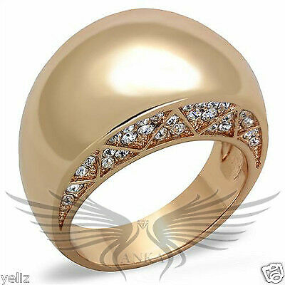 Elegant Top Grade Crystal Cocktail Fashion Wedding Ring 5 6 7 8 9 10 Tk1798