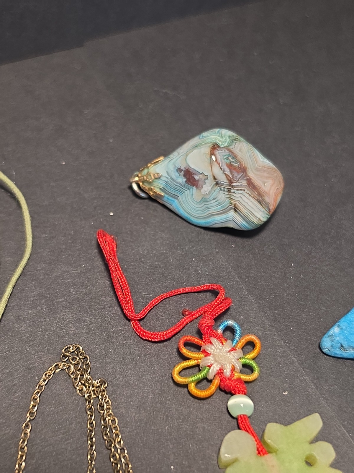 Assorted Group Stones Necklaces Arrowhead
