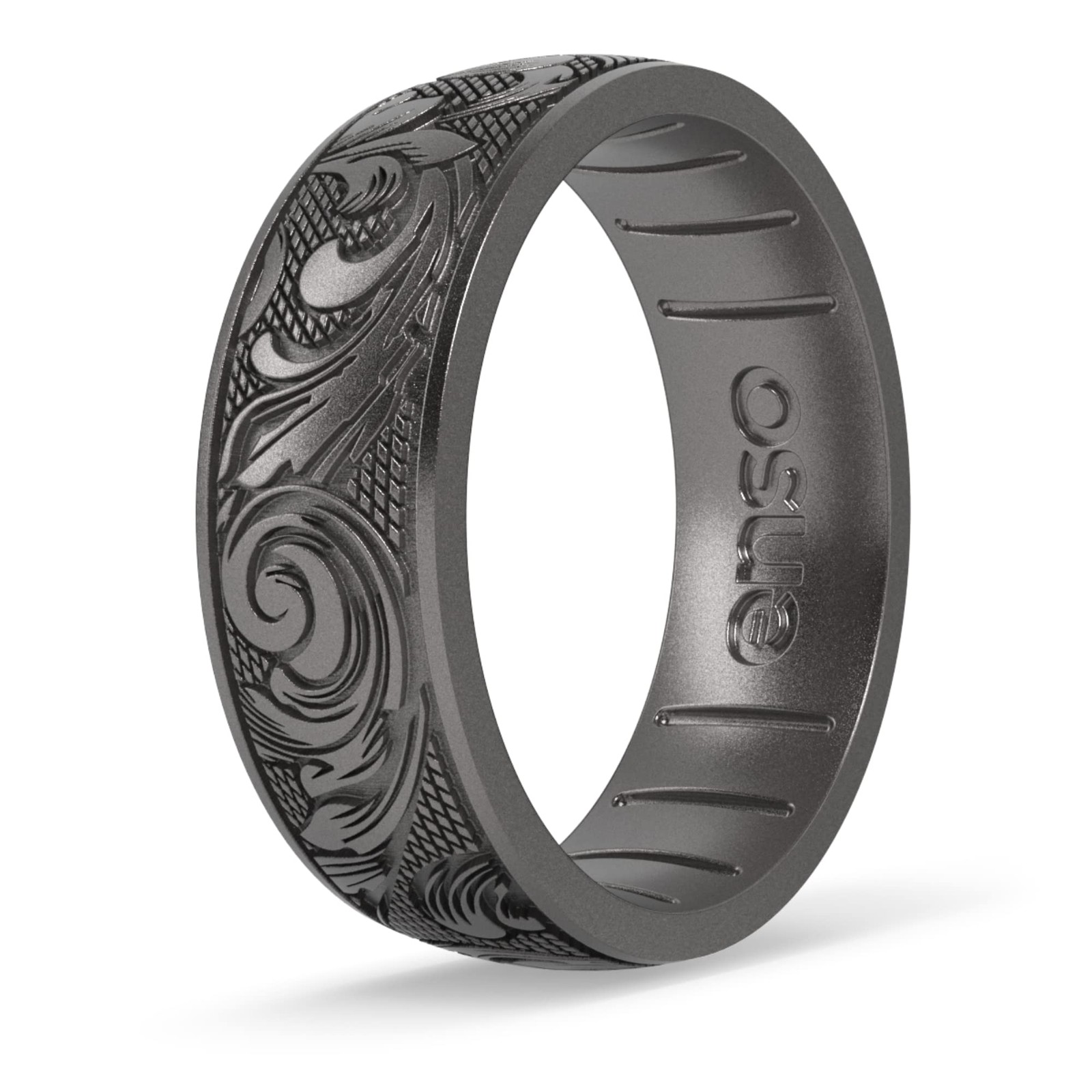 Signature Etched Collection – Classic Etched Silicone Rings – Comfortable and…