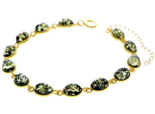Classic 925 Sterling Silver Gold Plated with 22 Carat gold 19 cm + 4.5 cm Link B