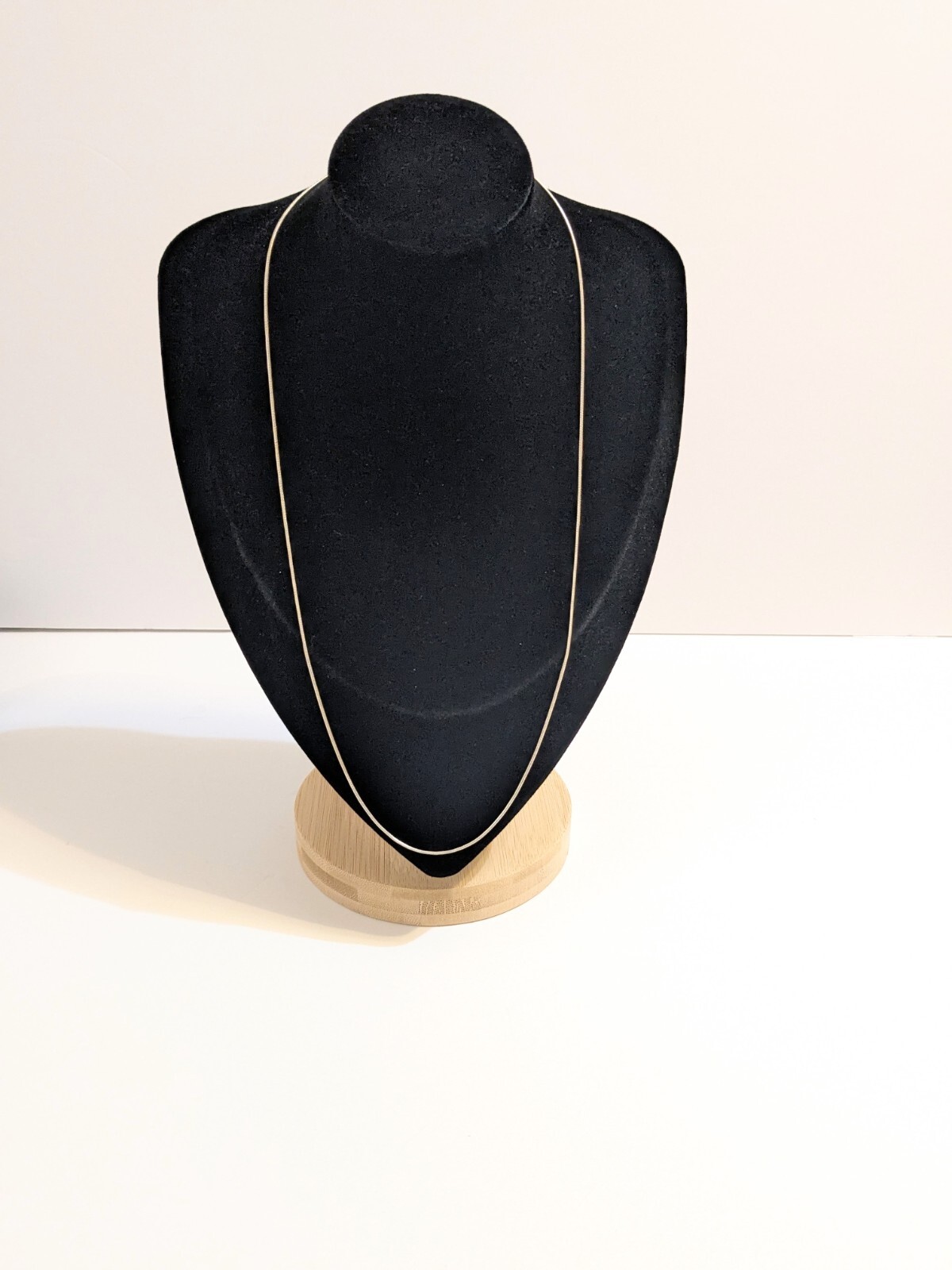 Snake Chain. Silver Tone. Minimalist. Stackable. 23″. Lobster Clasp. Versatile