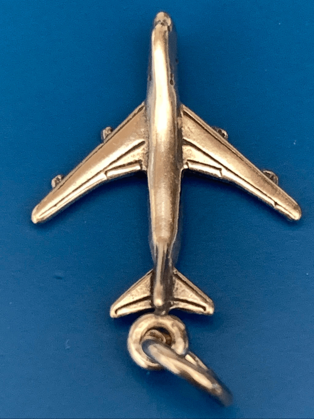 Airplane Jet Sterling Silver Jewelry Charm #travel #transportation