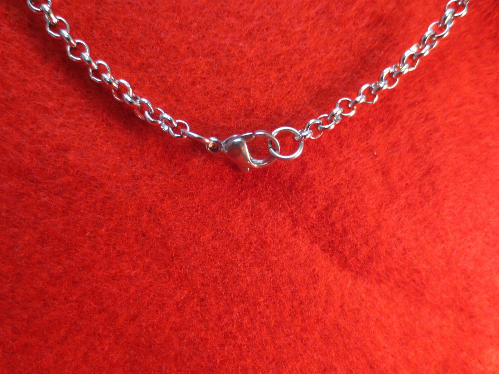 28 INCH SILVER STAINLESS STEEL 4MM ROLO LINK ROPE CHAIN NECKLACE