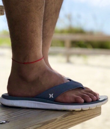 Mens Surfer Cord Anklet Bracelet Beach String Foot Jewelry Women Gift Unisex