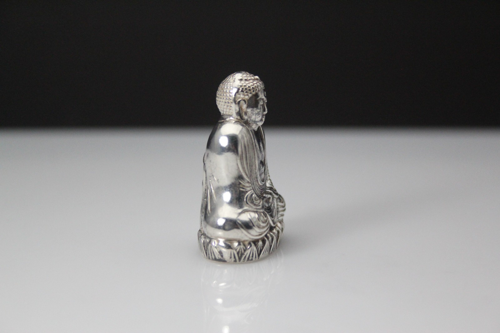 Vintage Sterling Silver 950 Buddha Salt/Pepper Shaker 10.3 Grams (PEN10360)