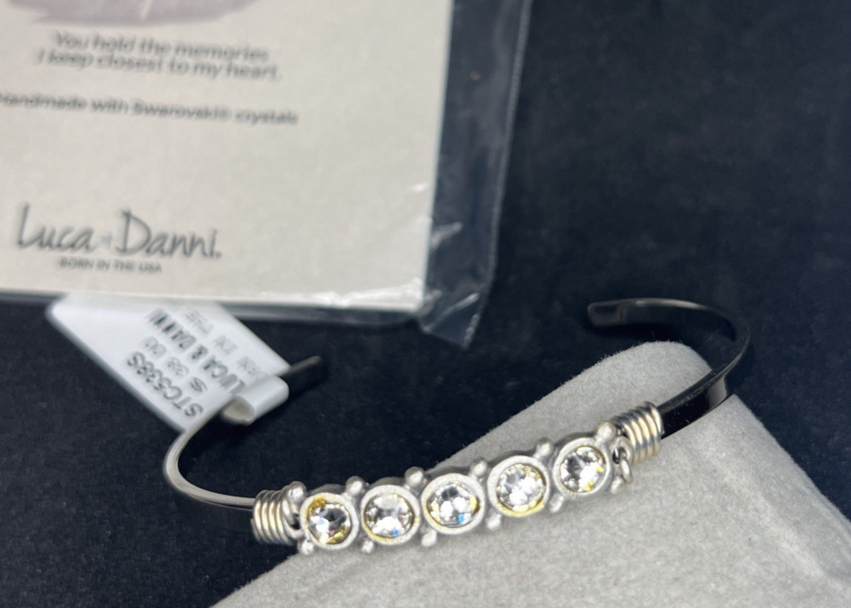 Luca + Danni April Birthstone Cuff Bracelet Regular Size NWT