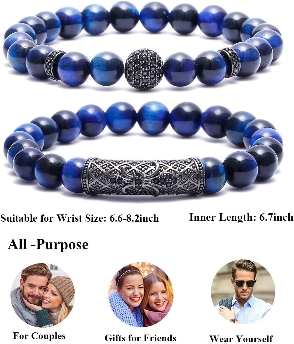 Handmade Tiger Eye Bead Bracelet – Fashionable Healing Jewelry for Mindfulness